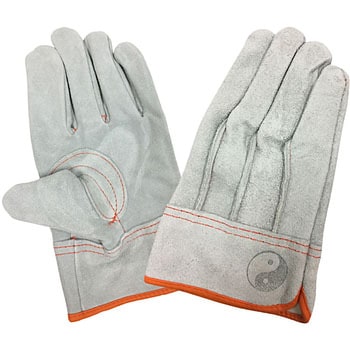 AG4817 牛床革カワテ外縫い 白虎 内綿 ACE GLOVE