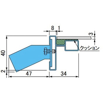 ステンレス製通し受枠 第一機材