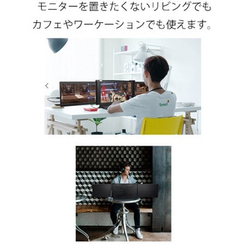10.1型マルチディスプレイモバイルモニター/1920×1200/HDMI Type-C /ブラック JAPANNEXT