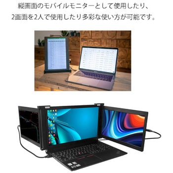 JN-TRI-IPS133FHDR 13.3型マルチディスプレイモバイルモニター/1920×1080/HDMI Type-C /ブラック  JAPANNEXT IPS系 光沢 規格2K/FHD(Full-HD) - 【通販モノタロウ】