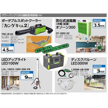 日動工業 パワーバンク1000 1000Wポータブル電源 LPE-R1000Z