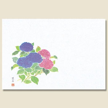 12 あじさい 和風テーブルマット 長井紙業 70127496