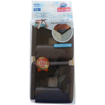 コーナーゴムパット 小4P カーボーイ
