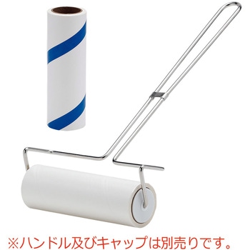 衣類用 ミドリ粘着ローラー スペアテープ らせんカットタイプ MS160K 160mm幅 100巻入り ミドリ安全