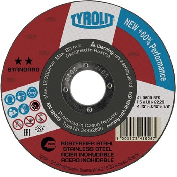 切断砥石 スタンダードタイプ TYROLIT