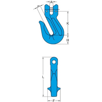 G-100 グラブフック YOKE 重量フック 【通販モノタロウ】