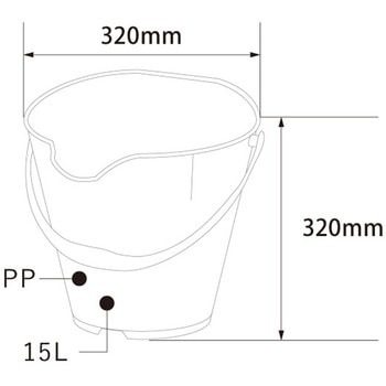 バーキュートプラス カラーバケツ バーテック
