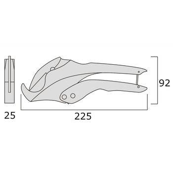 プラス ドレンパイプカッター VICTOR(花園工具)