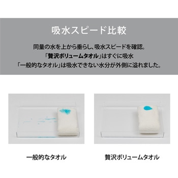 贅沢ボリュームタオル フェイスタオル オフホワイト色 伊澤タオル