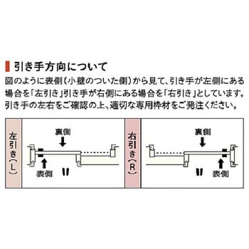 DCNK04B-L1-GE 片引きドア用敷居N型(固定枠90幅用) 1セット ウッドワン