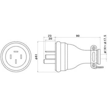 フォークリフト用充電ケーブルASSY シバタ(フォークリフト