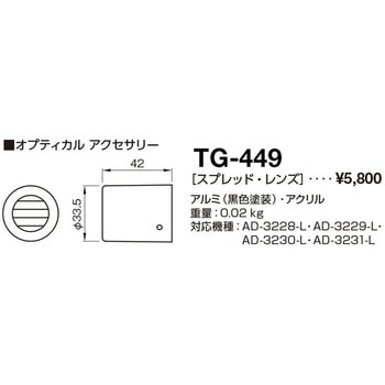 オプション スプレッドレンズ 山田照明