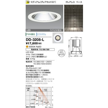 DD-3208-L ダウンライト 1個 山田照明 【通販サイトMonotaRO】