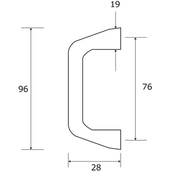 木製取手 塗装可能 WAKI(和気産業)