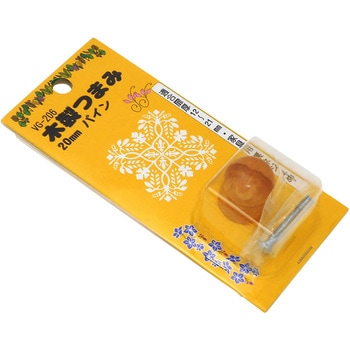 木製つまみ 塗装可能 - WAKI(和気産業)