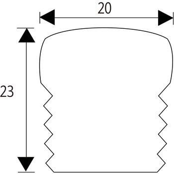 木製つまみ 塗装可能 WAKI(和気産業)