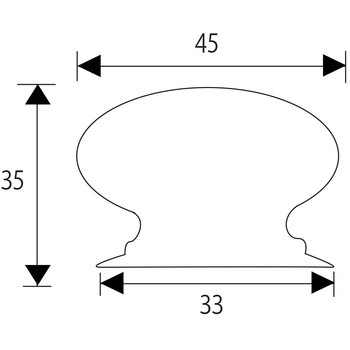 木製つまみ 塗装可能 WAKI(和気産業)