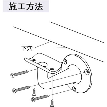 ステン32システム手すり ブラケット横型 ECLE(エクレ)