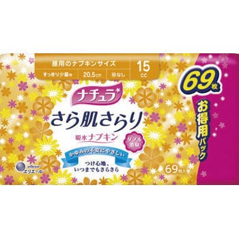 ナチュラ さら肌さらり 吸水ナプキン 65cc 24cm 432枚36枚×12袋 - その他