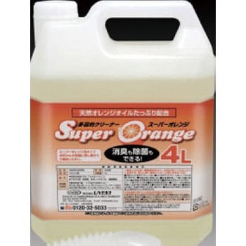 業務用スーパーオレンジ消臭除菌 泡タイプ 1個(4L) UYEKI 【通販サイト 