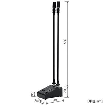 LED-W60 高輝度ダブルアームLED照明装置 1台 アームスシステム 【通販