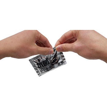 エチケット袋&凝固剤消臭剤セット(1回分)〔エチケット袋X1袋、アルミ凝固剤6g(吸水ポリマー、ヤシ殻活性炭、銀配合)X1袋〕 ピンク 10個セット ブレイン