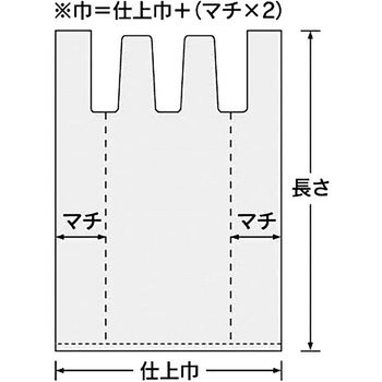 0470759 ジャンボバッグ 1箱(200枚) 福助工業 【通販サイトMonotaRO】