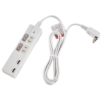 100V/14A テーブルタップ(USBポート/個別スイッチ付) エスコ