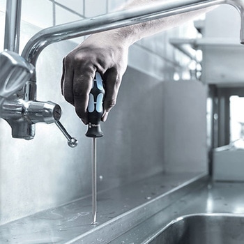 (+)(-)ドライバーセット[ステンレス製] エスコ