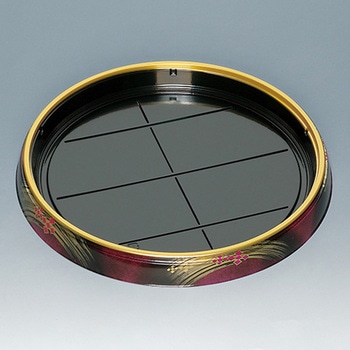 寿司容器 新丸桶 うるし 本体 福助工業