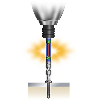 (+)衝撃吸収ハイパースリムビット - エスコ