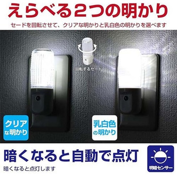 (明暗)LEDセンサーライト エスコ