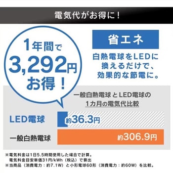 LED電球 エスコ