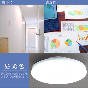 LEDシーリングライト(薄型・小型) エスコ