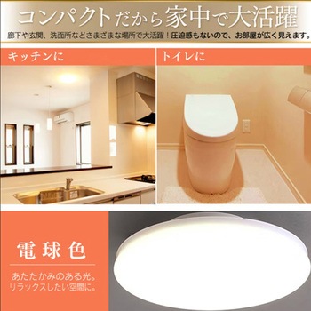 LEDシーリングライト(薄型・小型) エスコ