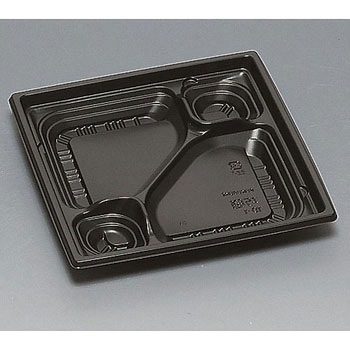 弁当容器 巧膳 黒 本体 福助工業