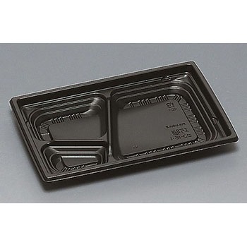 弁当容器 巧膳 黒 本体 福助工業