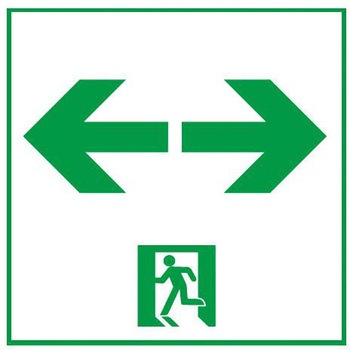 LED誘導灯用表示板(B級) エスコ