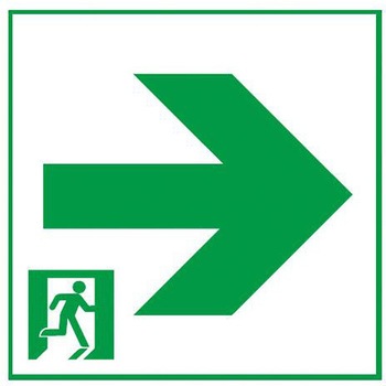 LED誘導灯用表示板(A級) エスコ