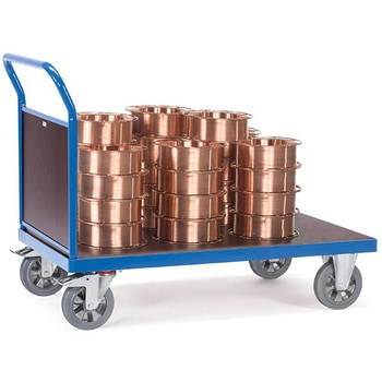 [重量物用]運搬車(ブレーキ付) - エスコ