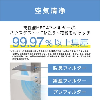 [加湿]空気清浄機 エスコ