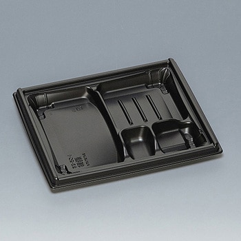 弁当容器 箱膳 本体 黒 福助工業