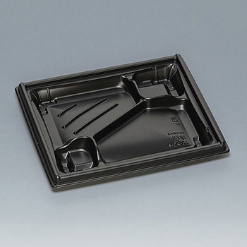 弁当容器 箱膳 本体 黒 福助工業