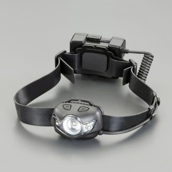 [充電式]ヘッドライト/LED(広角照明) エスコ