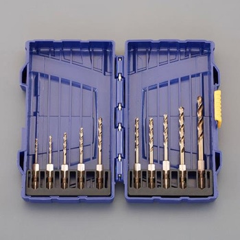 [六角軸]ステンレス用ドリルセット(Co-HSS) - エスコ