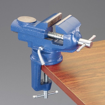 [回転台付]テーブルバイス(クランプ付) エスコ