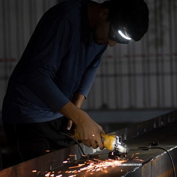 [充電式]LEDヘッドライト(非接触センサースイッチ付) エスコ