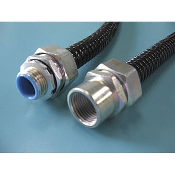 [耐油・耐候性]フレキシブルケーブル保護管(ステンレス製) エスコ