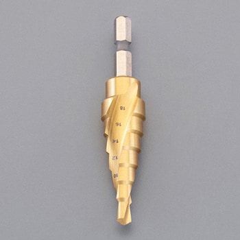 [六角軸]ステップドリル(スパイラル) エスコ