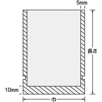 ナイロンポリ Eタイプ規格袋 福助工業